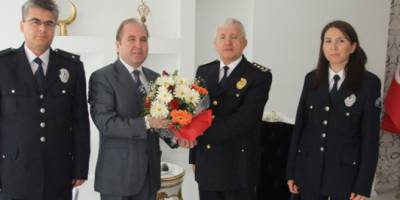 İlçe Emniyet Müdürlüğünden Kaymakam Ali Katırcı Ziyareti