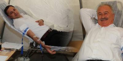 BAŞKAN ŞAHİN'DEN KAN BAĞIŞI KAMPANYASINA DESTEK