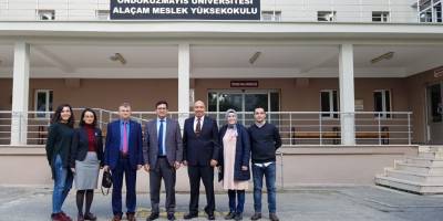 Alaçam MYO Öğrencileri Kızlan’da Öğrencilerle Bir Arada