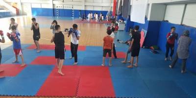 Bafra'da Wushu Şöleni Başladı.