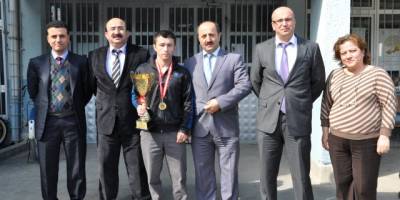 Hasan Demirkol, Bafra'nın gururu oldu!