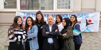 Bafra Altınkaya Anadolu`dan Lisesi Tubitak Bilim Fuarı