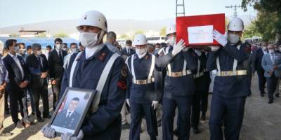 Bafra'da Şehidimiz Gözyaşları İçinde Son Yolculuğuna Uğurlandı