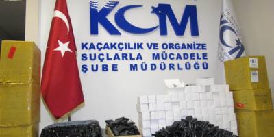 5 BİN 430 ADET KAÇAK ELEKTRONİK SİGARA ELE GEÇTİ