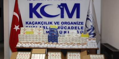 SAMSUN'DA 95 BİN 600 ADET MAKARON ELE GEÇTİ