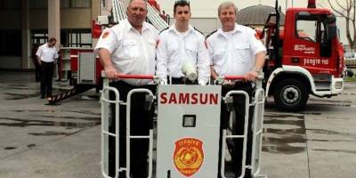 HOLLANDALI İTFAİYECİLER SAMSUN’DA