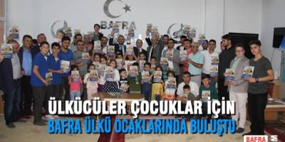 BAFRA ÜLKÜ OCAKLARI ÇOCUKLARIN SEVİNCİNE ORTAK OLDU