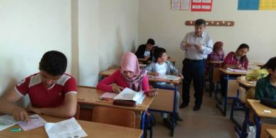 KİTAP OKUMA YARIŞMASININ  YAZILI  SINAV  YAPILDI