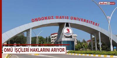 OMÜ işçilerinin haklı davasına Sendika'da destek verdi.