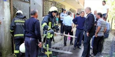 2 YAŞINDAKİ ÇOCUK, ÇAKMAKLA YANGIN ÇIKARTTI