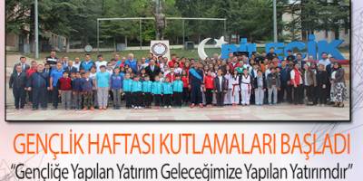 GENÇLİK HAFTASI KUTLAMALARI AĞAÇLANDIRMAYLA BAŞLADI