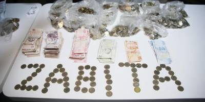 Bafra'da Dilencinin Üzerinden Çıkan Para Şoke Etti