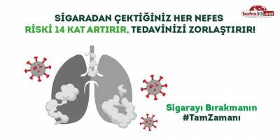 Yeşilay Sinop’tan sigarayı bırakmaya davet