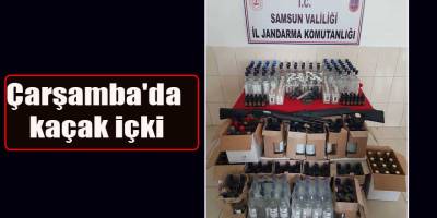 Çarşamba'da kaçak içki