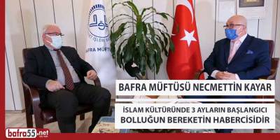 Necmettin Kayar, Üç ayların başlangıcı bolluğun bereketin habercisidir