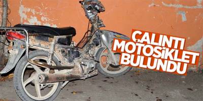 BAFRA'DA ÇALINAN MOTORSİKLET TERKEDİLMİŞ BULUNDU
