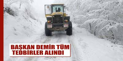 Büyükşehir tüm tedbirleri aldı