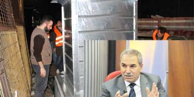 100 KONTEYNIR YER ALTINA İNDİ