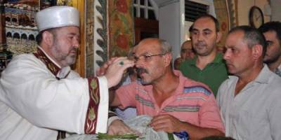 Bafra'da Sakal-ı Şerif izdihamı