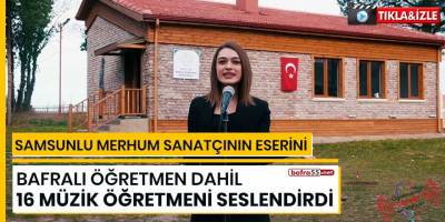 Bafralı öğretmen dahil 16 müzik öğretmeni çocuklar için seslendirdi