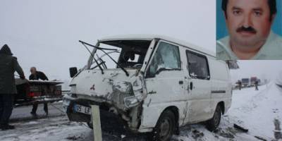 KAR, KAZALARI BERABERİNDE GETİRDİ: 1 ÖLÜ, 1 YARALI