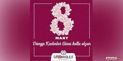 Bafra Çözüm Koleji'nden Kadınlar Günü kutlaması