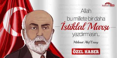 Allah bu millete bir daha istiklal marşı yazdırmasın