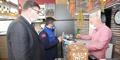 Atakum Zabıtası’ndan iş yerlerine tedbir uyarısı