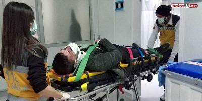 Samsun'da motosiklet kazası: 1 yaralı