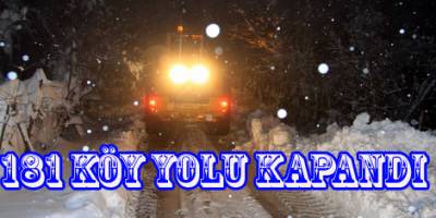 SAMSUN’DA ULAŞIMA KAR ENGELİ