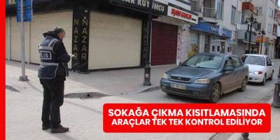 Bafra'da araçlar tek tek sorgulanıyor
