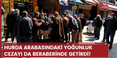 Hurda arabasındaki yoğunluk cezayı da beraberinde getirdi!