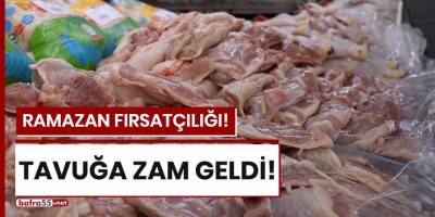 Samsun'da tavuğa zam geldi!