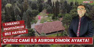 Bu camiye yabancı profesörler bile hayran!