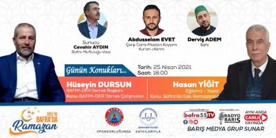 "2021'de Bafra'da Ramazan" Konuk: Hüseyin Dursun, Hasan Yiğit