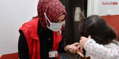 Samsun'da yetim çocukların yüzü güldü