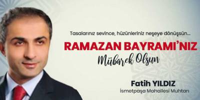 Fatih Yıldız'dan Ramazan Bayramı kutlaması