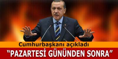 Cumhurbaşkanı pazarresi gününden sonra...