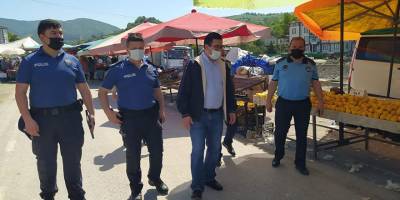 Alaçam'da pazaryeri denetlendi