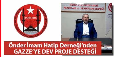 Önder İmam Hatip Derneği’nden Dev Proje Desteği