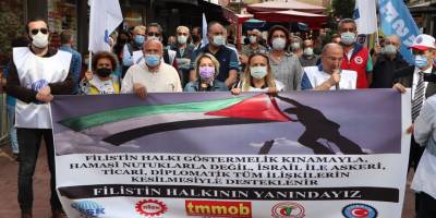 Samsun'dan Filistin'e destek