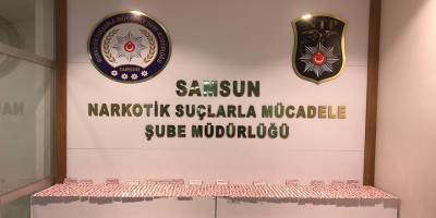 Samsun'da 7 bin 252 adet uyuşturucu hap