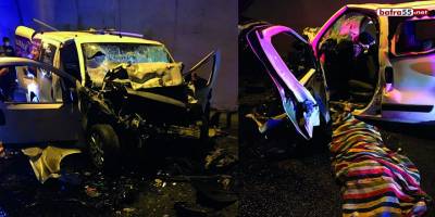 Giresun'da iki araç kafa kafaya çarpıştı! 2 ölü, 2 yaralı