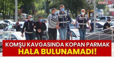Komşu kavgasında kopan parmak hala bulunamadı!