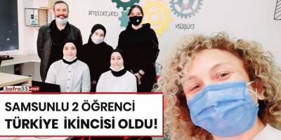 Samsunlu 2 öğrenci Türkiye ikincisi oldu