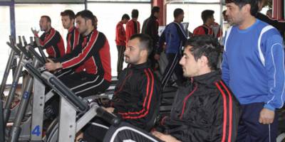 1930 BAFRA SPOR  AĞIRLIK ÇALIŞMALARI YAPTI