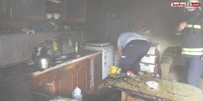 Çarşamba'da ev yangını