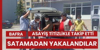 Çaldıkları telefonları satamadan yakalandılar