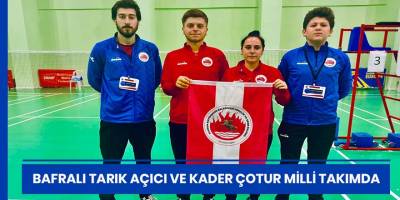 Bafralı Badmintoncular Milli Takımda