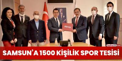 Samsun’a 1500 kişilik spor tesisi